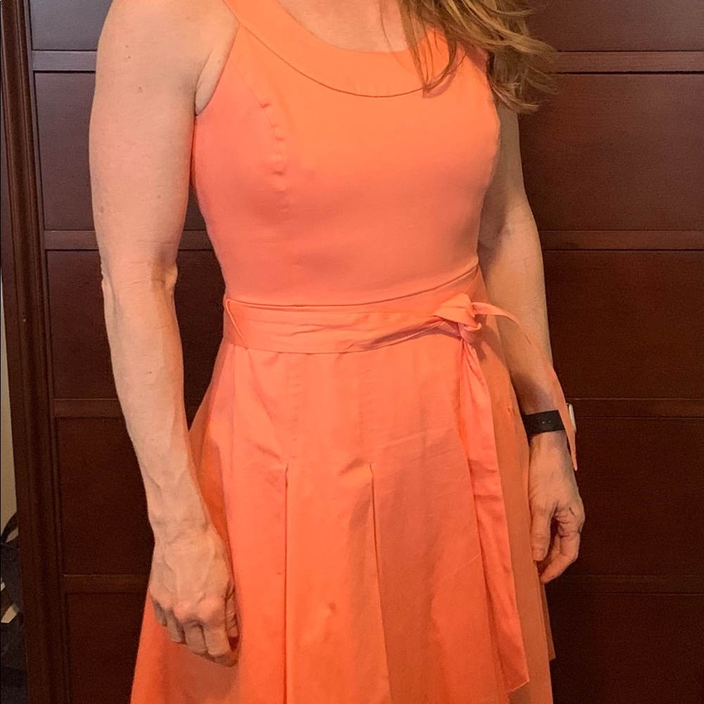 Calvin Klein Spring Coral Dress - Picture 2 of 3